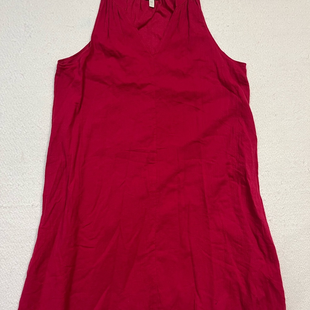 Garnet Hill Sleeveless Tank Shift Dress - Large